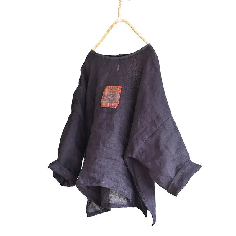 Johnature Vintage Linen Tee
